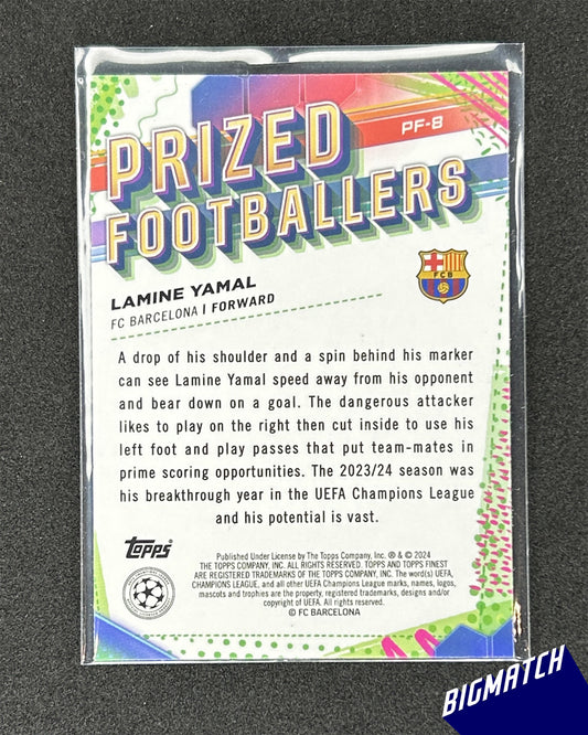 LAMINE YAMAL - 2024 TOPPS PRIZED FOOTBALLERS