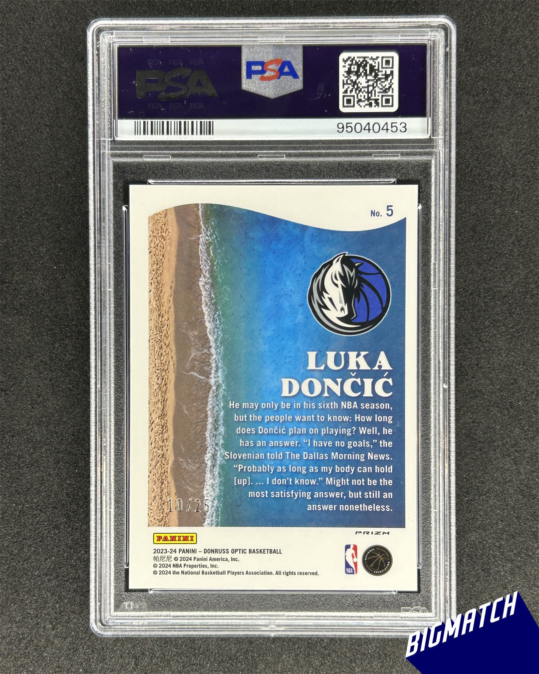 LUKA DONCIC - 2023 PANINI DONRUSS OPTIC SPLASH