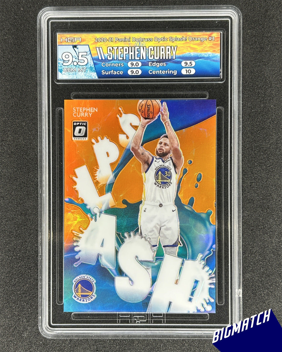 STEPHEN CURRY - 2020-21 PANINI DONRUSS OPTIC SPLASH! ORANGE
