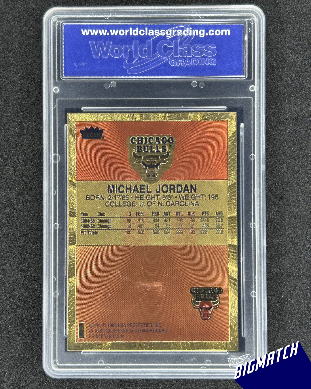 MICHAEL JORDAN - 1996-97 FLEER POLYCHROME