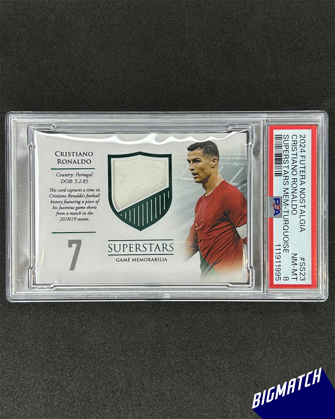 Cristiano Ronaldo - 2024 SUPERSTARS MEM-TURQUOISE