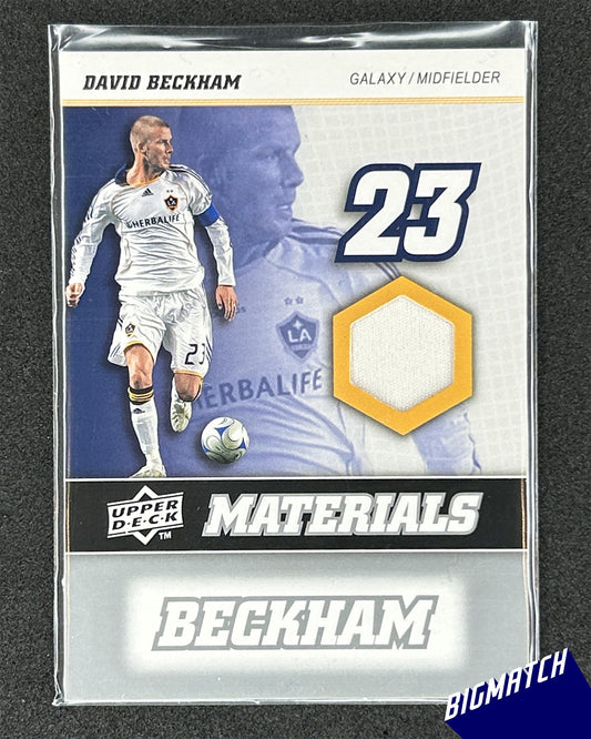 DAVID BECKHAM - 2008 UPPER DECK MATERIALS