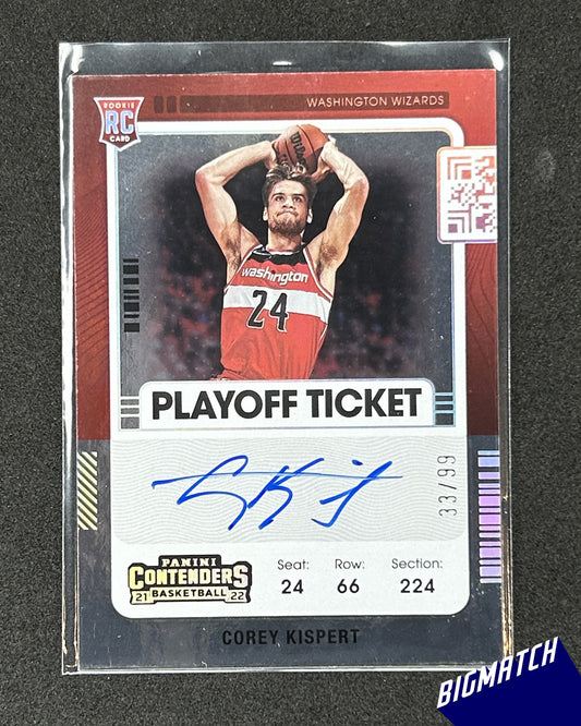 COREY KISPERT - 2021 PANINI CONTENDERS