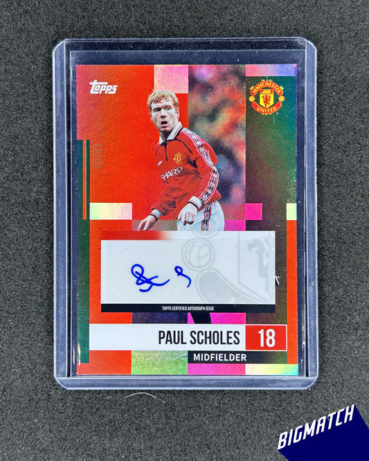Paul Scholes - 2025 TOPPS FC OFFICIAL CLUB PRODUCT SIGNATURE
