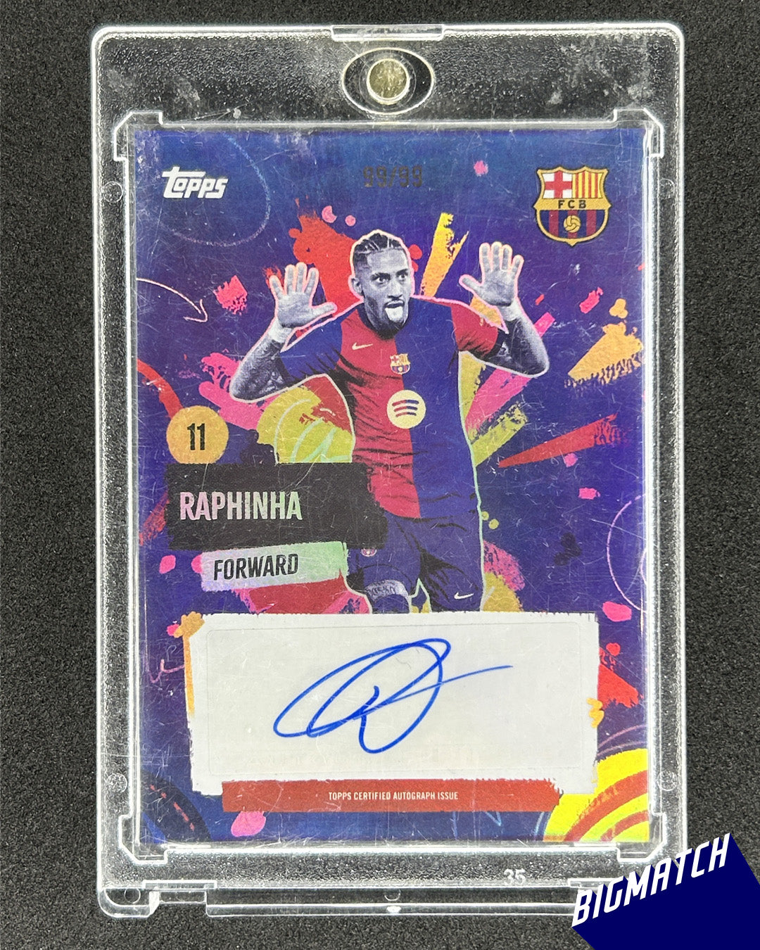Raphinha - 2024-25 TOPPS BARCA RUMBA AUTOGRAPH