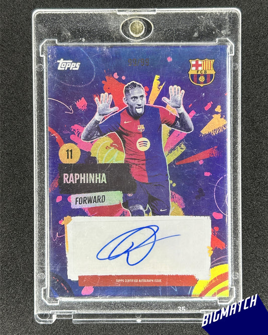 Raphinha - 2024-25 TOPPS BARCA RUMBA AUTOGRAPH