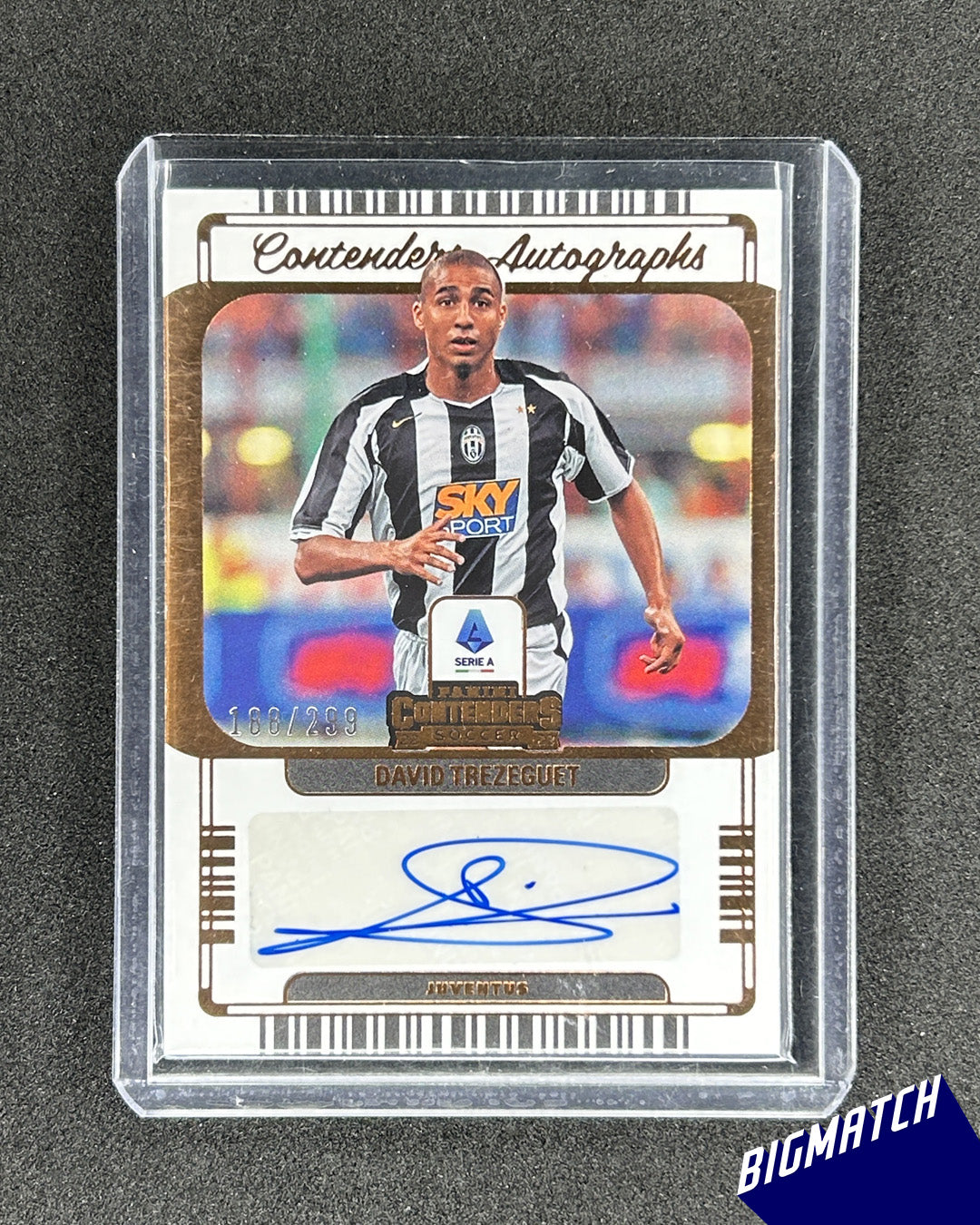David Trezeguet - 2022-2023 PANINI CHRONICLES CONTENDERS SERIE A SOCCER SIGNATURE