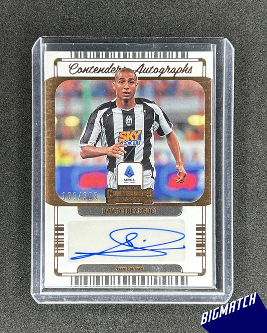 David Trezeguet - 2022-2023 PANINI CHRONICLES CONTENDERS SERIE A SOCCER SIGNATURE