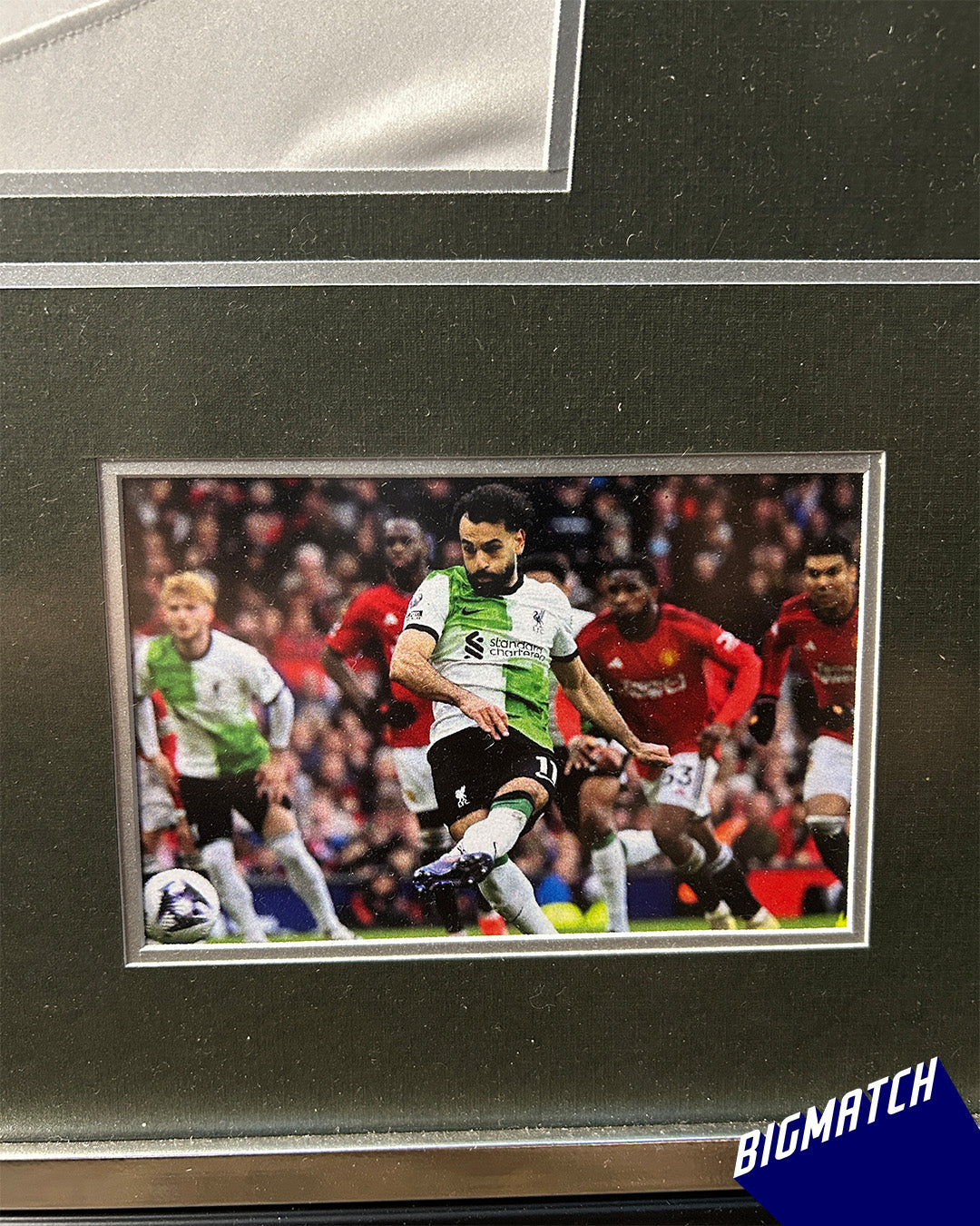 Mohamed Salah #11 Frame Signed - Liverpool Away Jersey 22/23 Collector’s Edition