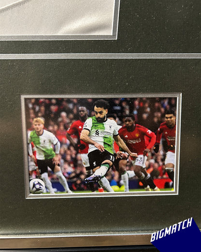 Mohamed Salah #11 Frame Signed - Liverpool Away Jersey 22/23 Collector’s Edition