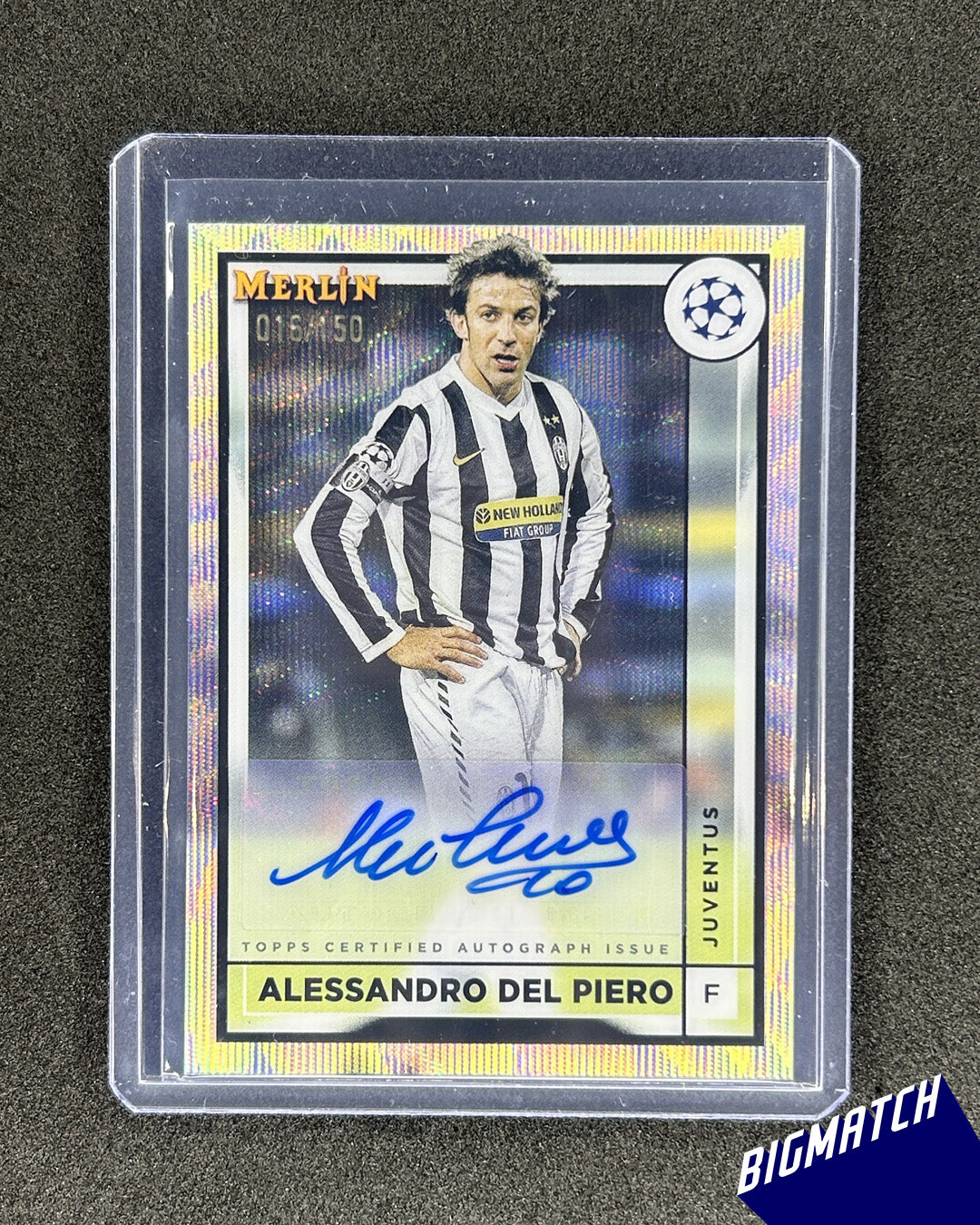 Alessandro Del Piero - 2023 TOPPS MERLIN CHROME SIGNATURE