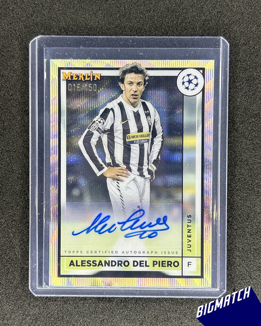 Alessandro Del Piero - 2023 TOPPS MERLIN CHROME SIGNATURE