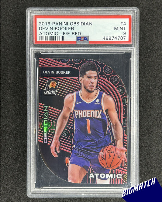 Devin Booker - 2019 PANINI OBSIDIAN ATOMIC - PSA 9