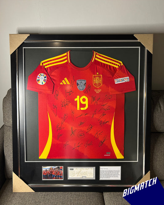 Spain National Team Signed Jersey – A Historic Tribute to La Roja's Greatness