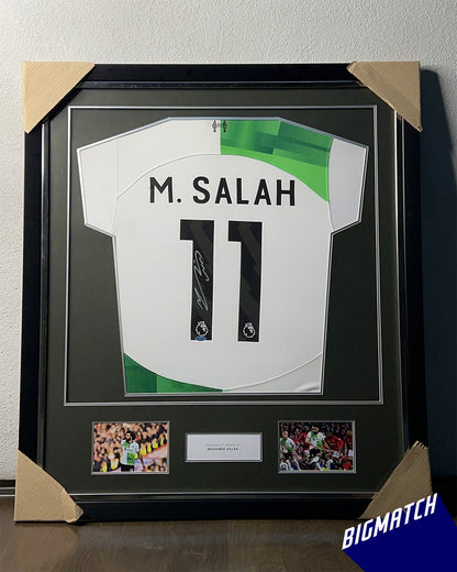 Mohamed Salah #11 Frame Signed - Liverpool Away Jersey 22/23 Collector’s Edition
