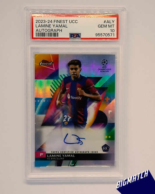 Lamine Yamal - 2023-24 TOPPS FINEST UEFA CLUB COMPETITIONS AUTOGRAPHS