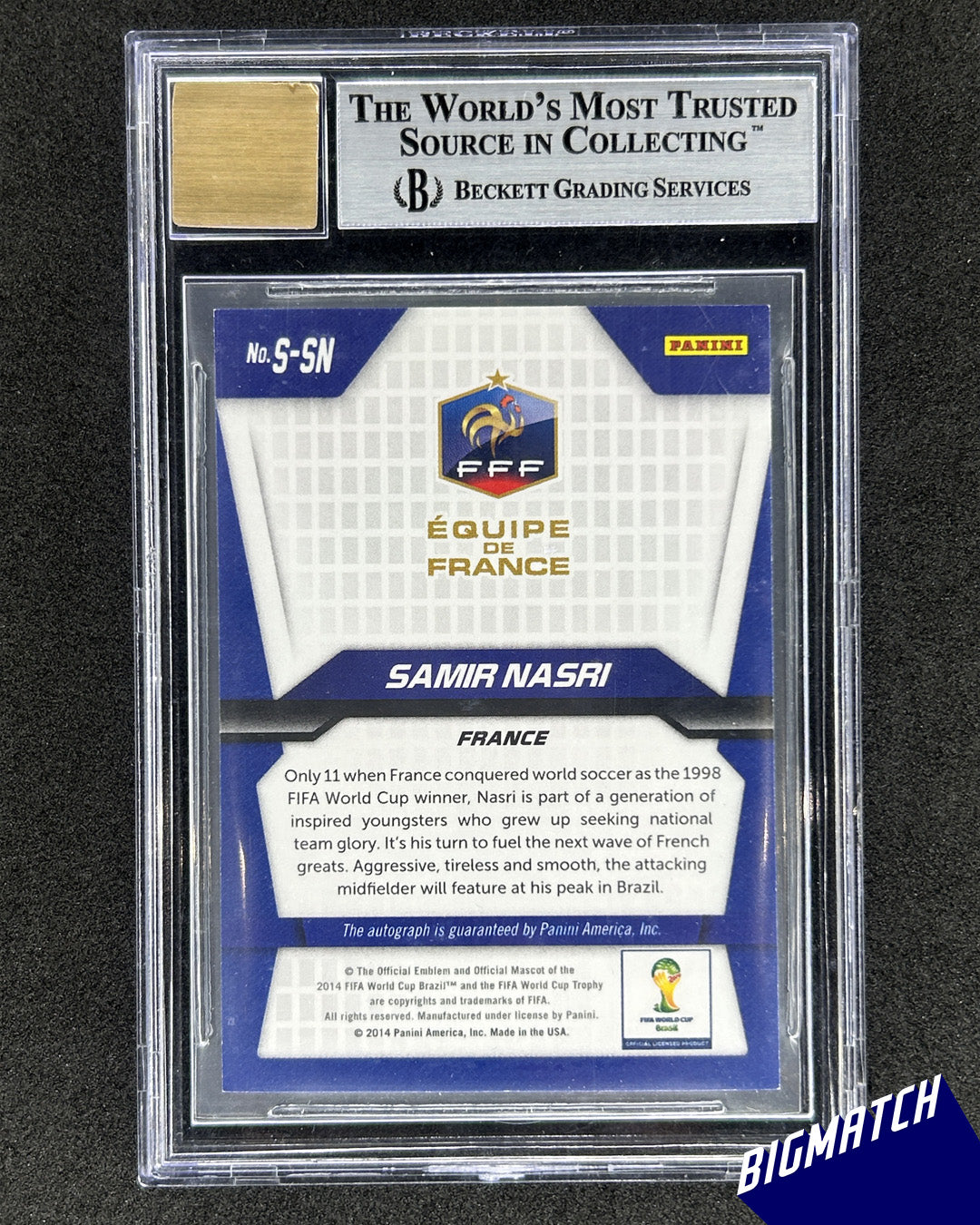 Samir Nasri - 2014 PANINI PRIZM WORLD CUP