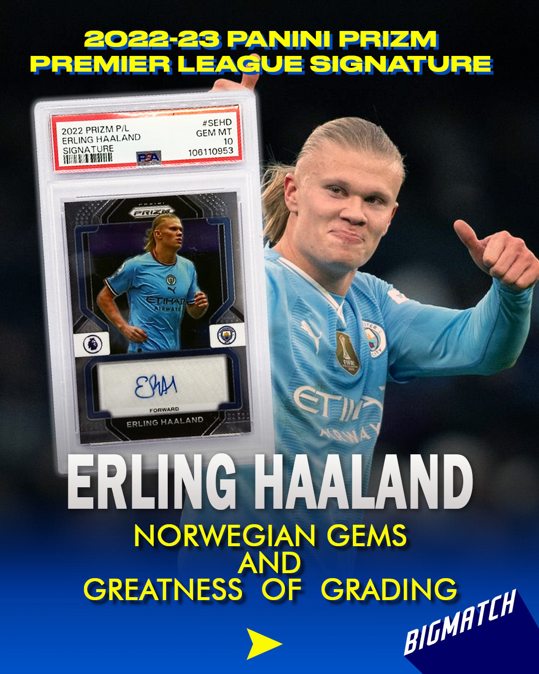 Erling Haaland - 2022-23 PANINI PRIZM PREMIER LEAGUE SIGNATURES