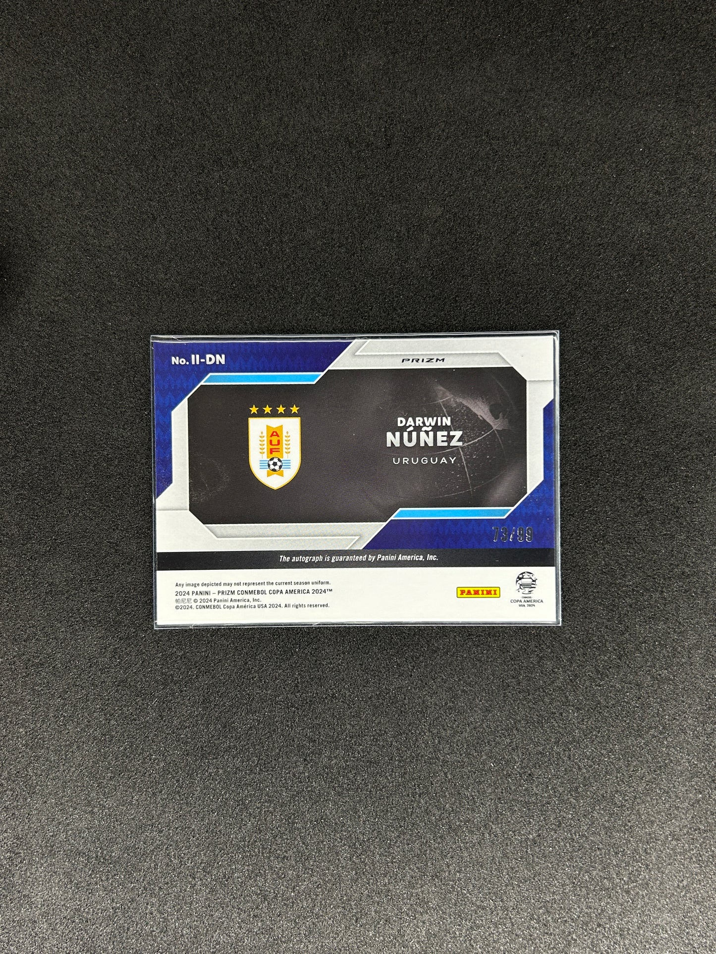 DARWIN NUNEZ - 2024  PANINI PRIZM CONMEBOL COPA AMERICA