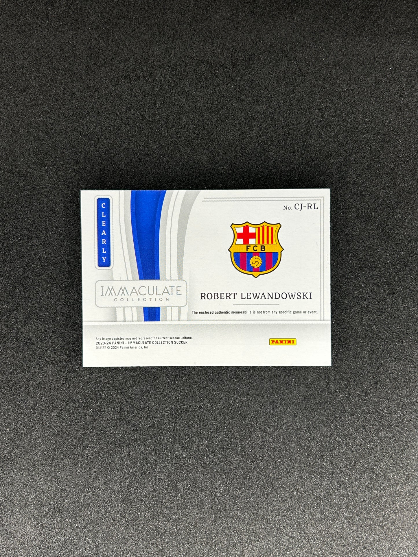 ROBERT LEWANDOWSKI - 2023-24 PANINI IMMACULATE COLLECTION