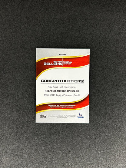 HECTOR BELLERIN - 2015 TOPPS CERTIFIED AUTOGRAPH ISSUE