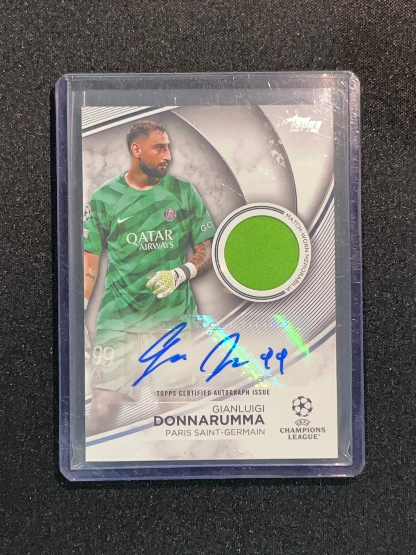 GIANLUIGI DONNARUMMA - 2023/24 TOPPS UCC AUTO PATCH /99 #SA-GD