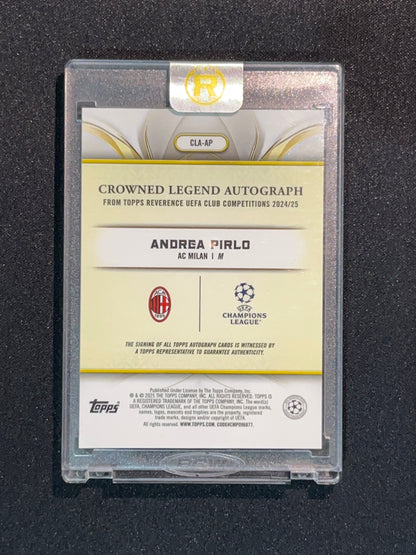 ANDREA PIRLO - 2025 TOPPS CROWN LEGEND AUTO /50 #CLA-AP