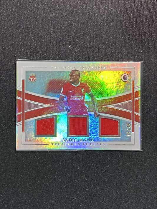 SADIO MANE - 2020/21 PANINI NATIONAL TREASURE PATCH /49 #TT-SM