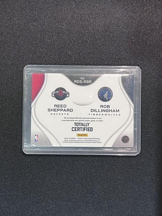 REED SHEPPARD/ROB DILLINGHAM - 2024/25 PANINI PATCH RC #RDS-RSR