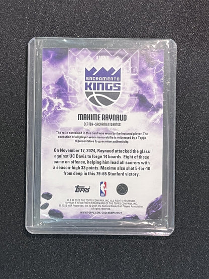 MAXIME RAYNAUD - 2025 TOPPS RISE TO THE OCCASION PATCH #RTO-MR