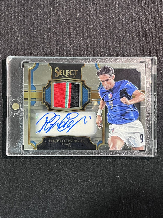 FILIPPO INZAGHI - 2017-18 PANINI SELECT #JA-FI /199 AUTO PATCH