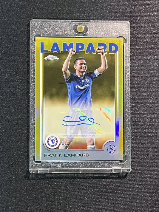 FRANK LAMPARD - 2025 TOPPS CHROME #CA-FL /50 AUTO