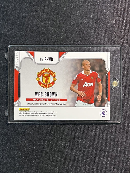 WES BROWN - 2024-25 PANINI PRIZM PENMANSHIP #P-WB AUTO