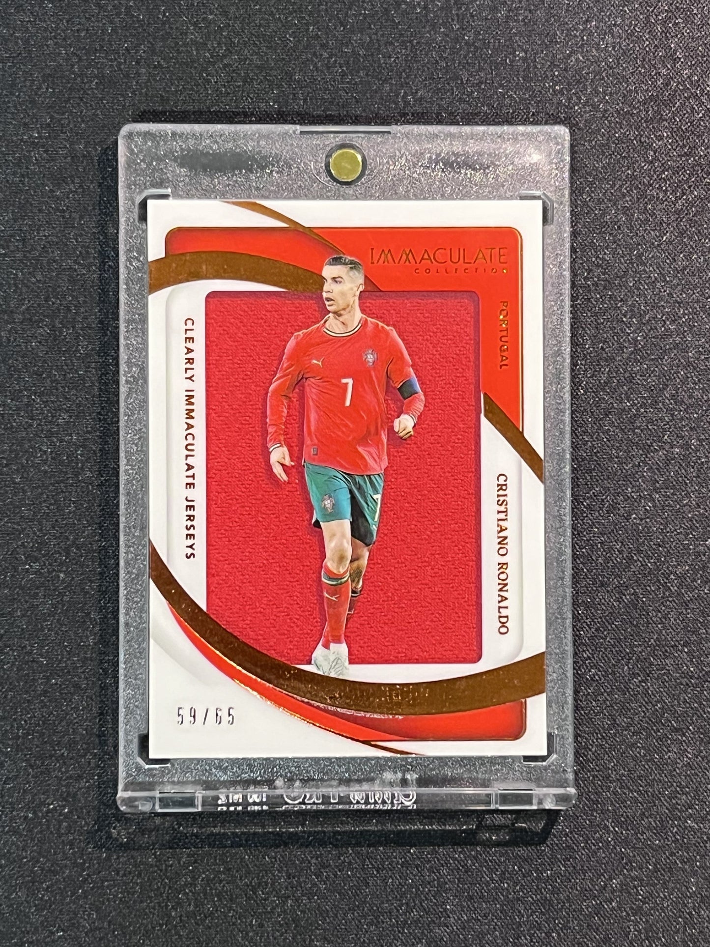 CRISTIANO RONALDO - 24/25 PANINI IMMACULATE #CJ-CR7 /65 PATCH