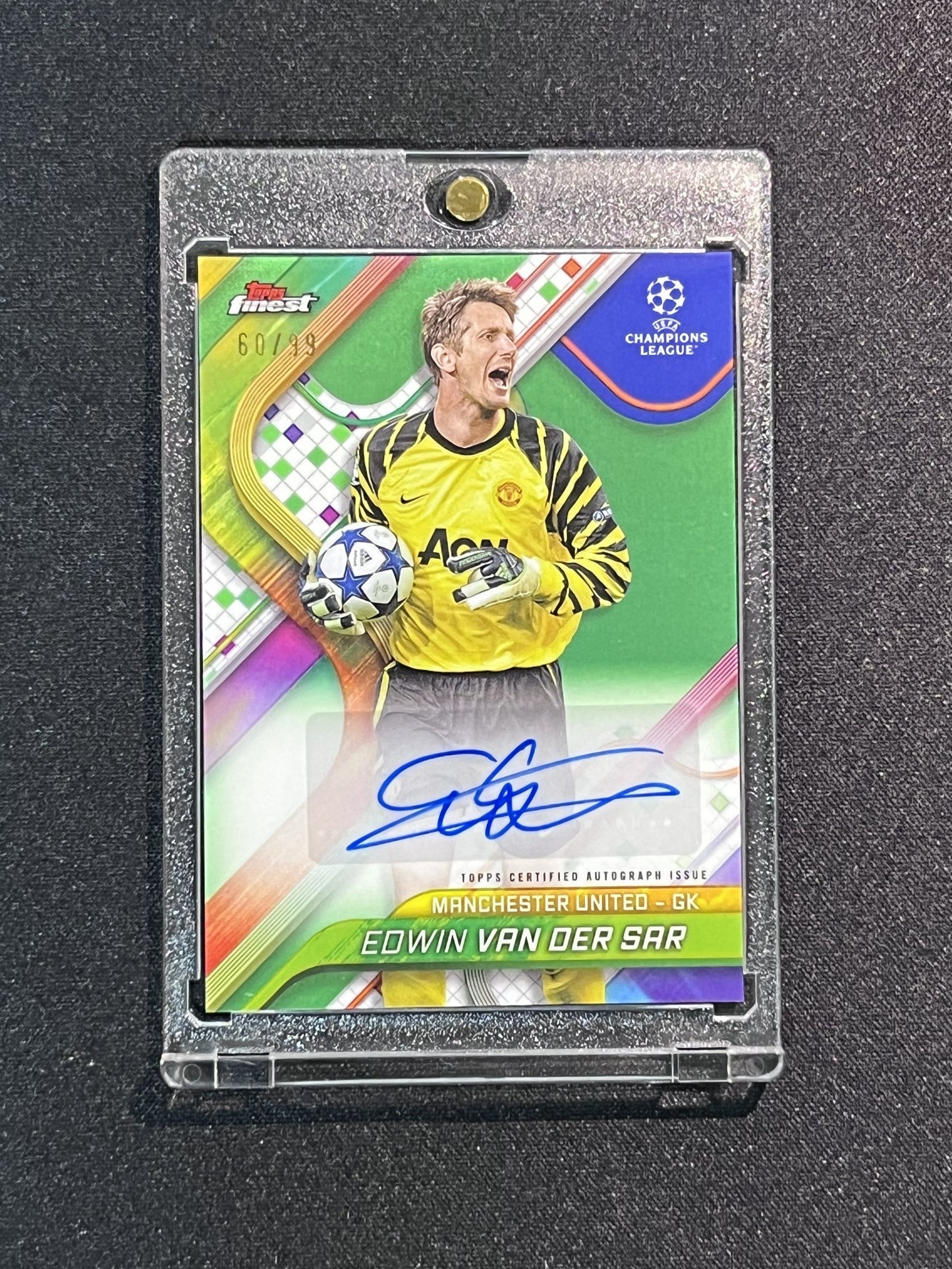 EDWIN VAN DER SAR - 2024/25 TOPPS FINEST  #BA-EV /99 AUTO