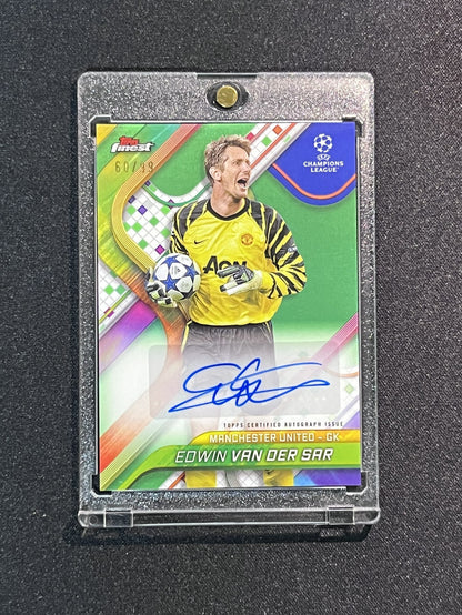 EDWIN VAN DER SAR - 2024/25 TOPPS FINEST  #BA-EV /99 AUTO