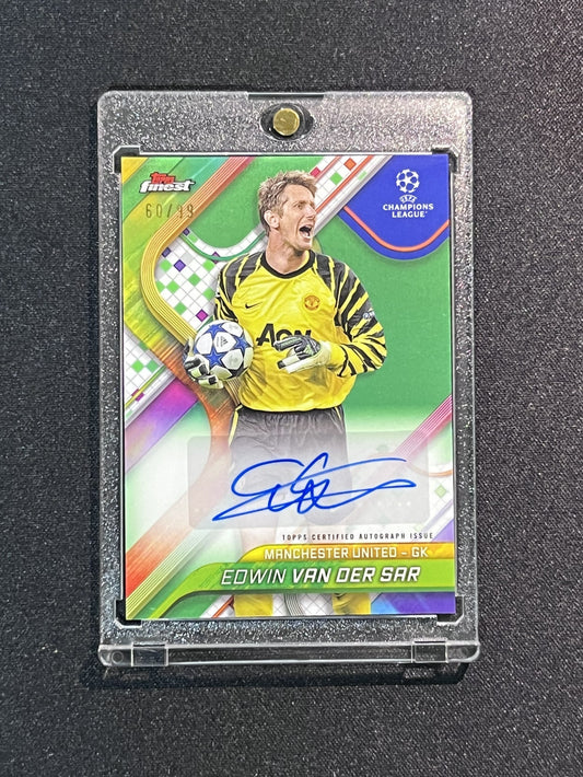 EDWIN VAN DER SAR - 2024/25 TOPPS FINEST  #BA-EV /99 AUTO