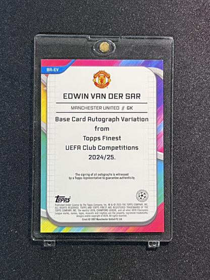 EDWIN VAN DER SAR - 2024/25 TOPPS FINEST  #BA-EV /99 AUTO