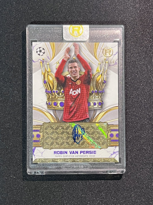 ROBIN VAN PERSIE - 2024/25 TOPPS CROWN LEGEND /50 #CLA-RVP AUTO