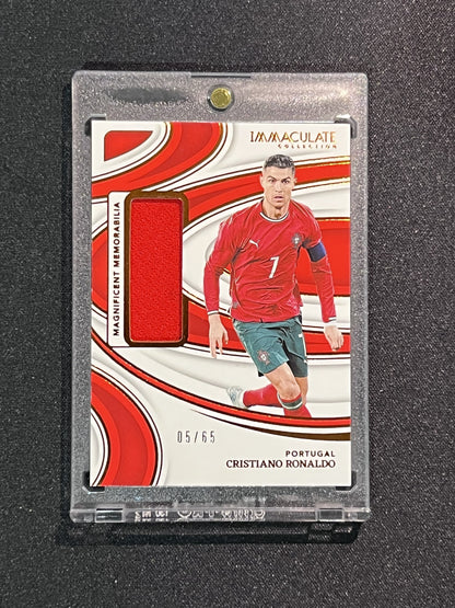 CRISTIANO RONALDO - 24/25 PANINI IMMACULATE #ME-CR7 /65 PATCH