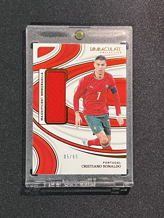 CRISTIANO RONALDO - 24/25 PANINI IMMACULATE #ME-CR7 /65 PATCH