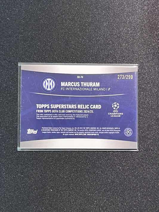 MARCUS THURAM - 2025 TOPPS UCL #SR-TH /299 PATCH