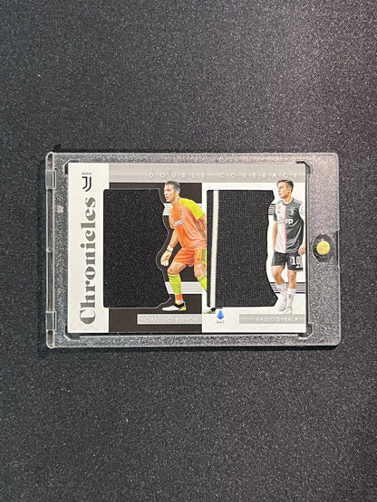 GIANLUIGI BUFFON/PAULO DYBALA - 2019-20 PANINI CHRONICLES #DC-JVE PATCH