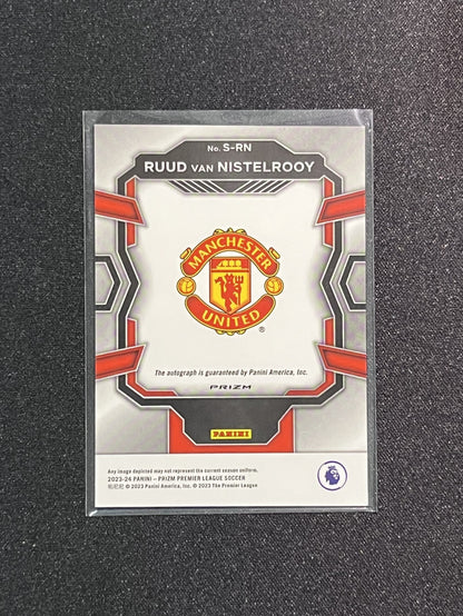 RUUD VAN NISTELROOY - 2023/24 PANINI PREMIER LEAGUE RED #S-RN AUTO