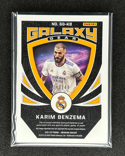 KARIM BANZEMA - 2021-22 PANINI OBSIDIAN