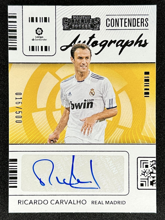 RICARDO CARVALHO - 2021 PANINI CHRONICLES CONTENDERS LA LIGA