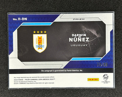 DARWIN NUNEZ - 2024  PANINI PRIZM CONMEBOL COPA AMERICA
