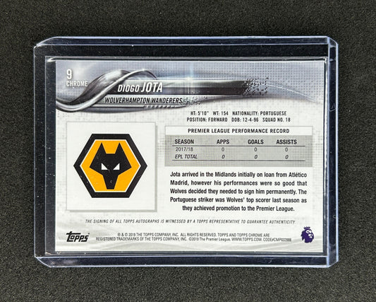 DIOGO JOTA - 2019 TOPPS CHROME