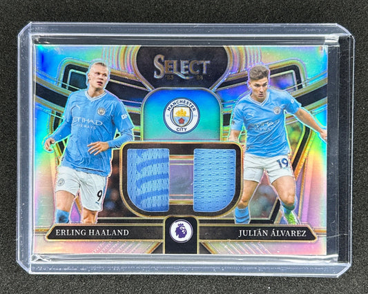 ERLING HAALAND/JULIAN ALVAREZ - 2023 PANINI SELECT PREMIER LEAGUE