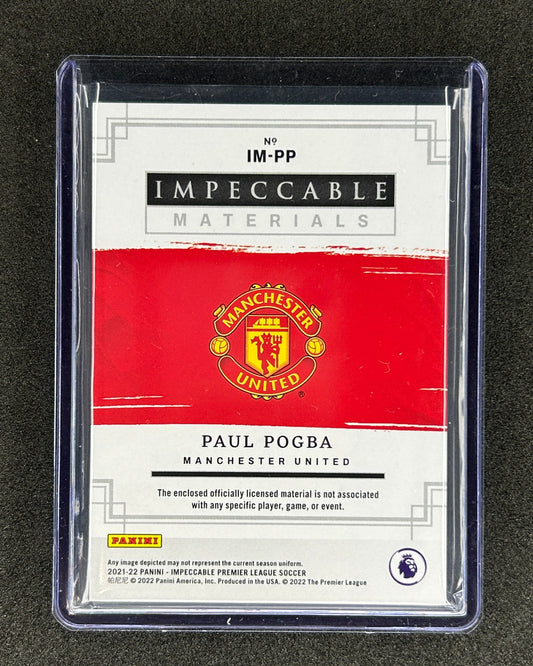 PAUL POGBA - 2021-22 PANINI IMPECCABLE MATERIALS